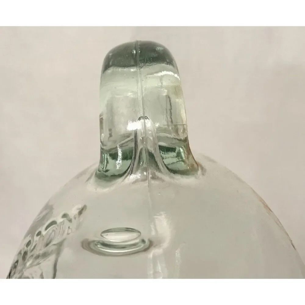 Vintage Gin Xoriguer-Mahon Menorca Bottle Clear Handle Collectable Jug Bottle